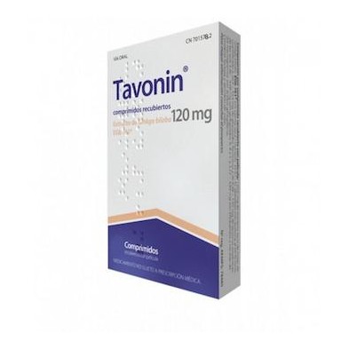 TAVONIN 120 MG 15 COMPRIMIDOS RECUBIERTOS