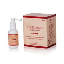 REGAXIDIL 20 MG/ML SOLUCION CUTANEA 4 FRASCOS 60 ML