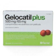GELOCATIL PLUS 500/65 MG 20 COMPRIMIDOS RECUBIERTOS