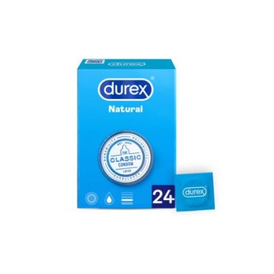 DUREX NATURAL CONFORT PRESERVATIVOS 24 UNIDADES