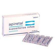 APIRETAL NIÑOS 250 MG 5 SUPOSITORIOS
