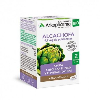 ARKOCAPSULAS ALCACHOFA BIO 80 CAPSULAS