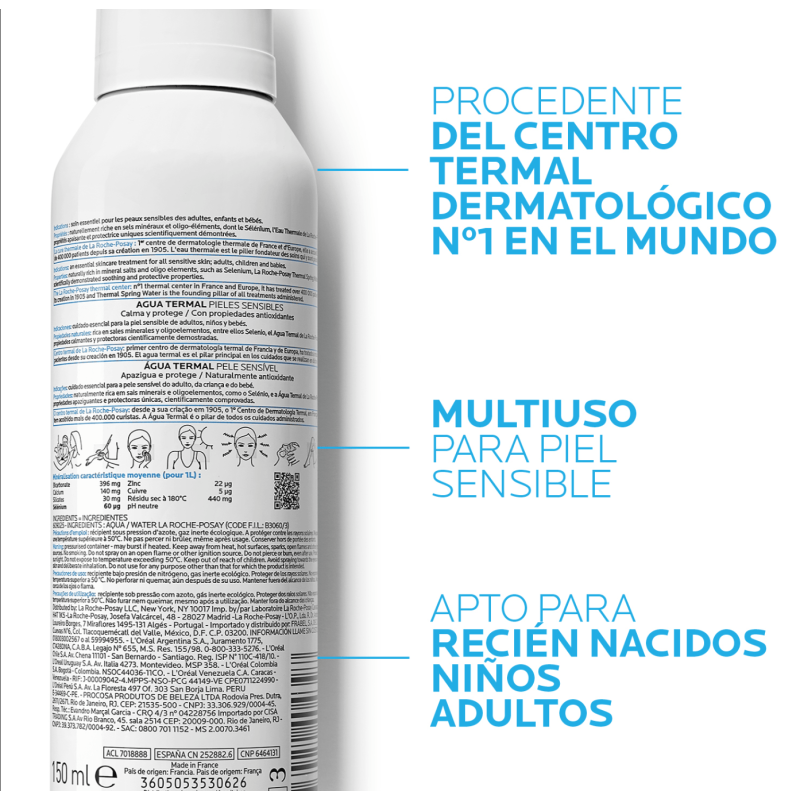 AGUA TERMAL LA ROCHE POSAY 150 g