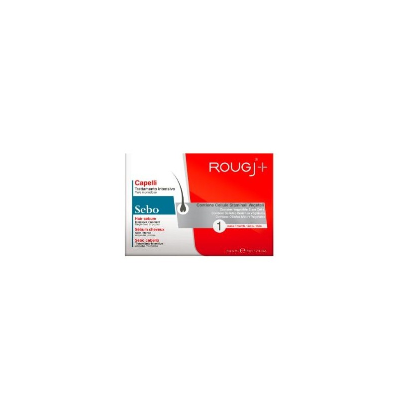 ROUGJ+ TRATAMIENTO SEBO CABELLO INTENSIVO 3 MESES 5 ML 24 U