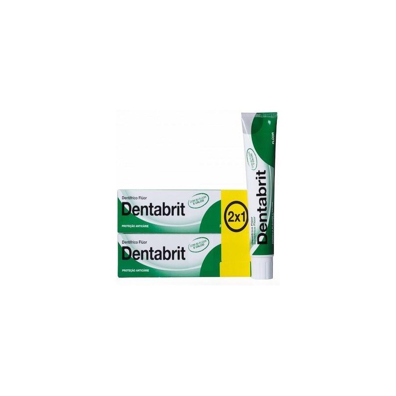 DENTABRIT FLUOR 75 ML 2 U