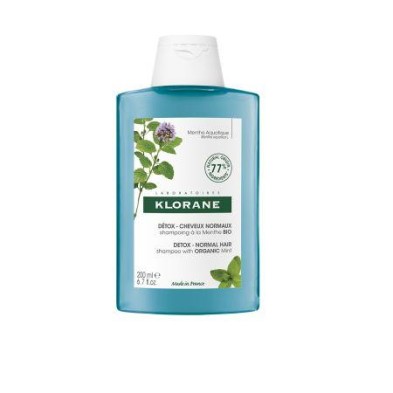 KLORANE CHAMPU DETOX A LA MENTA BIO 200 ML