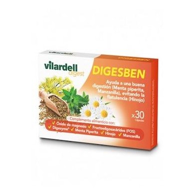 VILARDELL DIGEST DIGESBEN 30 CAPS