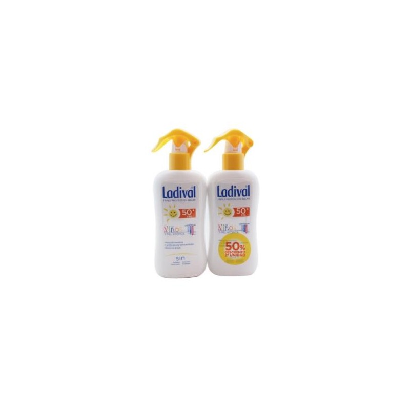 LADIVAL DUPLO NIÑOS Y PIEL ATOPICA SPRAY FPS 50+ 200 ML