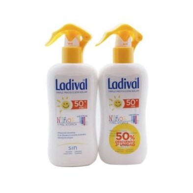 LADIVAL DUPLO NIÑOS Y PIEL ATOPICA SPRAY FPS 50+ 200 ML