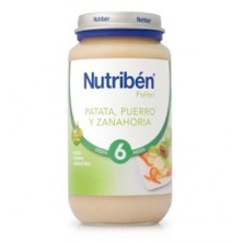 NUTRIBEN CREMA DE PATATA PUERRO Y ZANAHORIA POTITO 235 G