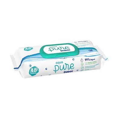 DODOT AQUA PURE TOALLITAS HUMEDAS PARA BEBES 48 U