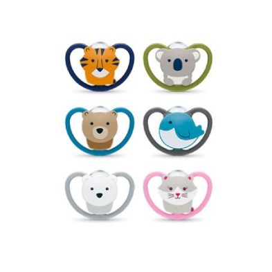 CHUPETE SILICONA NUK SPACE 6-18 M 1 U