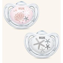 CHUPETE SILICONA NUK FREESTYLE BEACH TIME 6-18 M 2 UNIDADES