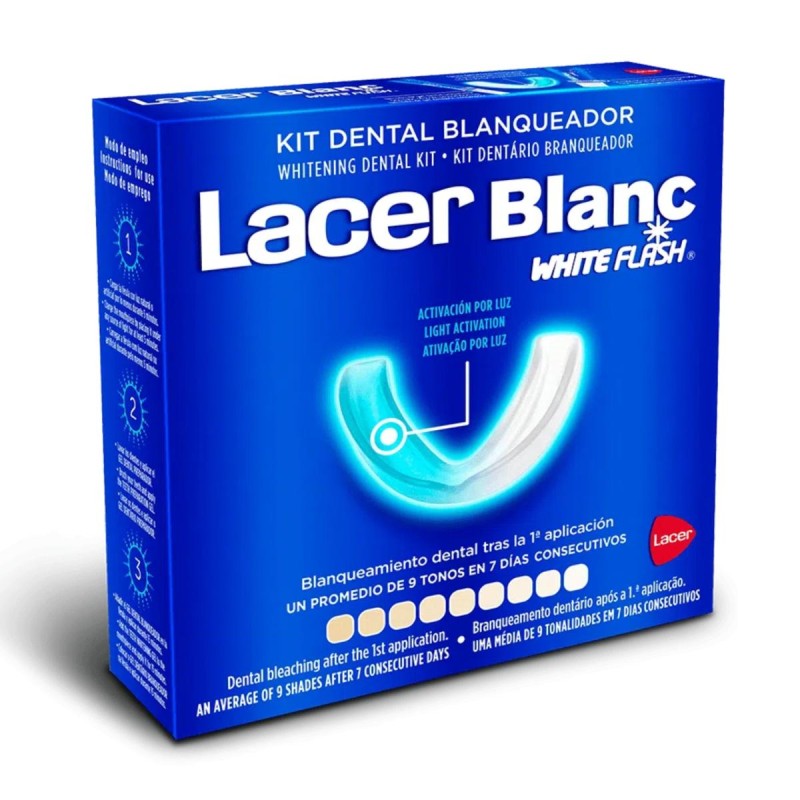LACERBLANC WHITE FLASH KIT DENTAL BLANQUEADOR 