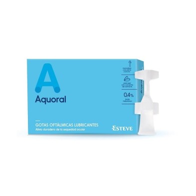 AQUORAL MONODOSIS GOTAS OFTALMOLOGICAS LUBRICANTES CON AC HIALURONICO 20UDS
