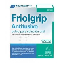 FRIOLGRIP ANTITUSIVO 10 SOBRES GRANULADO SOLUCION ORAL