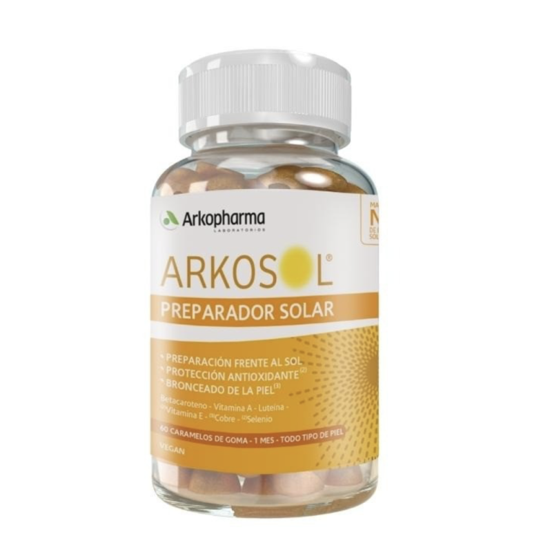 ARKOSOL PREPARADOR SOLAR 60 CARAMELOS