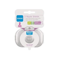 PEZONERA SILICONA MAM NIPPLE SHIELDS 2 U T- M-GD