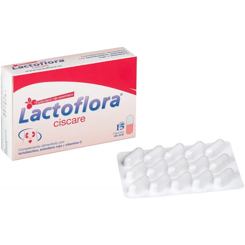LACTOFLORA CISCARE 15 CAPSULAS