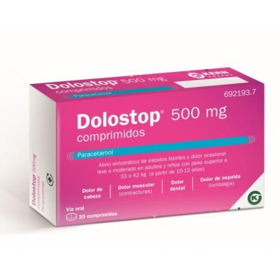 DOLOSTOP 500 MG 20 COMPRIMIDOS