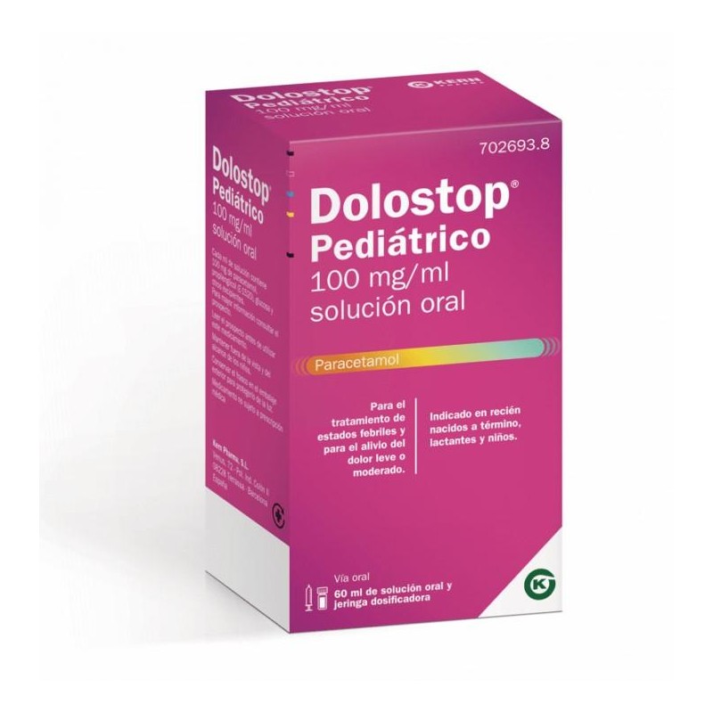 DOLOSTOP PEDIATRICO 100 MG/ML SOLUCION ORAL 60 ML