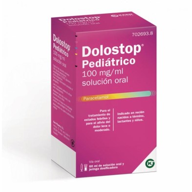 DOLOSTOP PEDIATRICO 100 MG/ML SOLUCION ORAL 60 ML