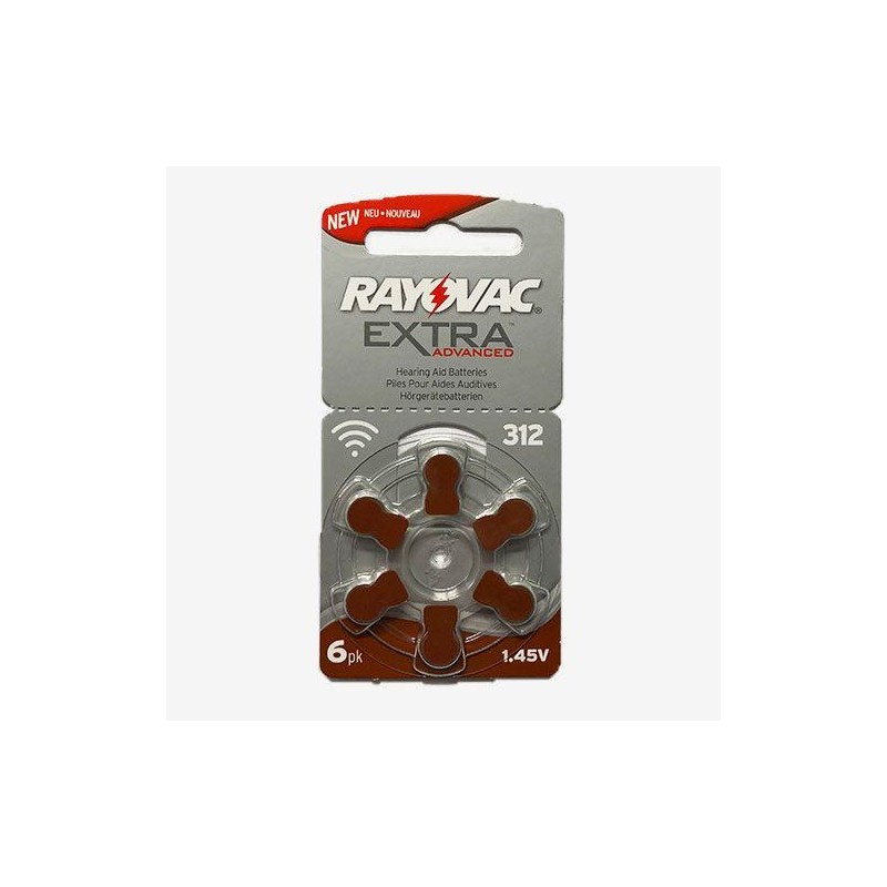 PILA AUDIFONO Nº 312 RAYOVAC