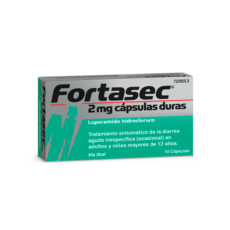 FORTASEC 2 MG 10 CAPSULAS