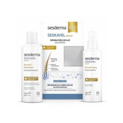 SESDERMA PACK SESKAVEL REPAIR CHAMPU+SPRAY