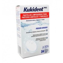 KUKIDENT PASTILLAS LIMPIADORAS 54 PASTILLAS
