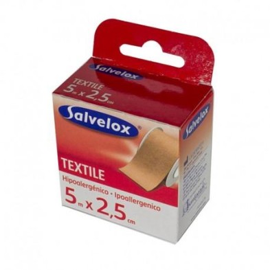 ESPARADRAPO SALVELOX TEXTIL CARNE 5 X 2,5