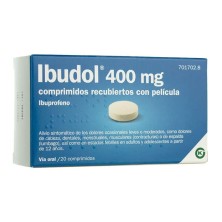 IBUDOL EFG 400 MG 20 COMPRIMIDOS RECUBIERTOS