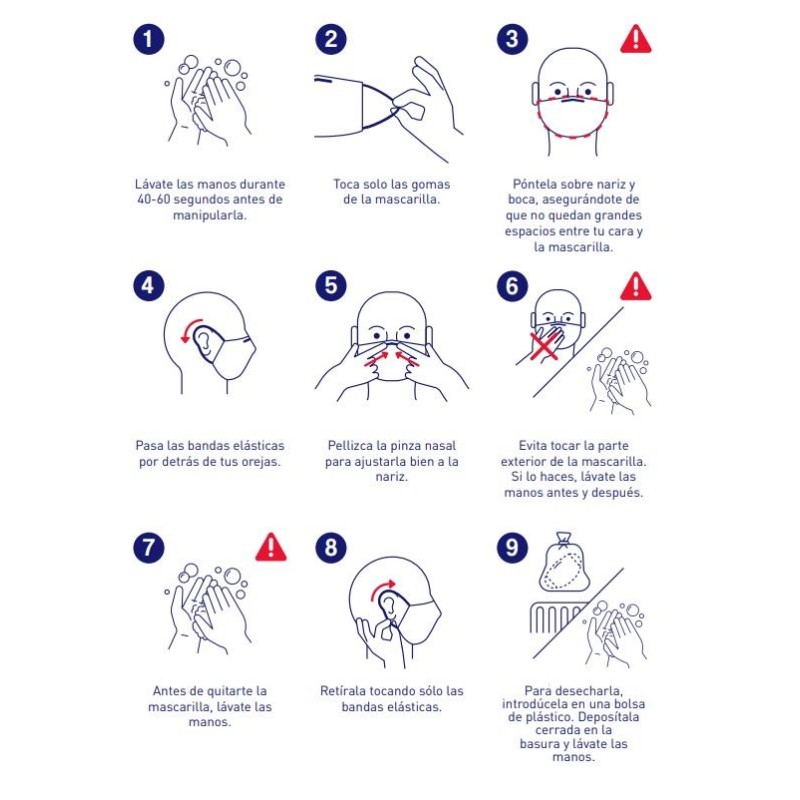 MASCARILLA FFP2 BLANCA CN CLUB NAUTICO 