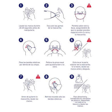 MASCARILLA FFP2 BLANCA CN CLUB NAUTICO 