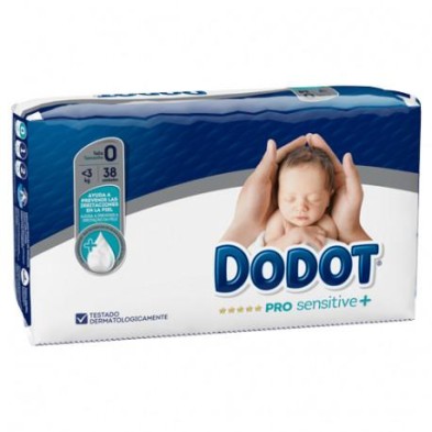 PAÑAL INFANTIL DODOT PRO SENSITIVE T- 0 - KG 38 UNIDADES