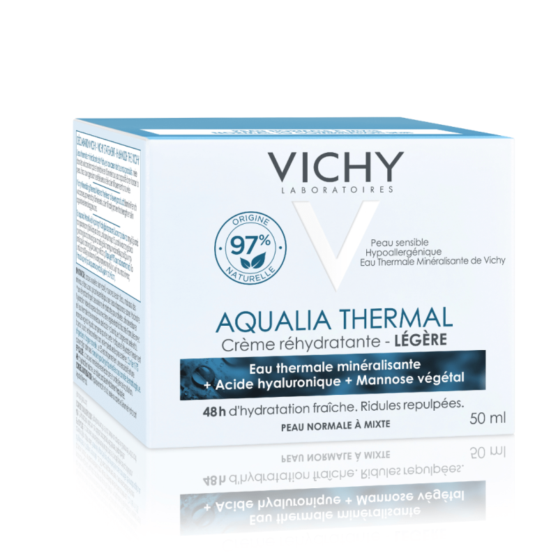 AQUALIA THERMAL CREMA LIGERA PIEL SENSIBLE HIDRATACION 50 ML VICHY