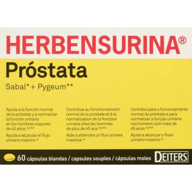 HERBENSURINA PROSTATA 60 CAPS BLANDAS
