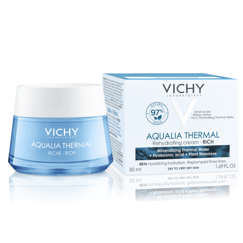 AQUALIA THERMAL CREMA RICA PIEL SENSIBLE HIDRATACION VICHY 50 ML