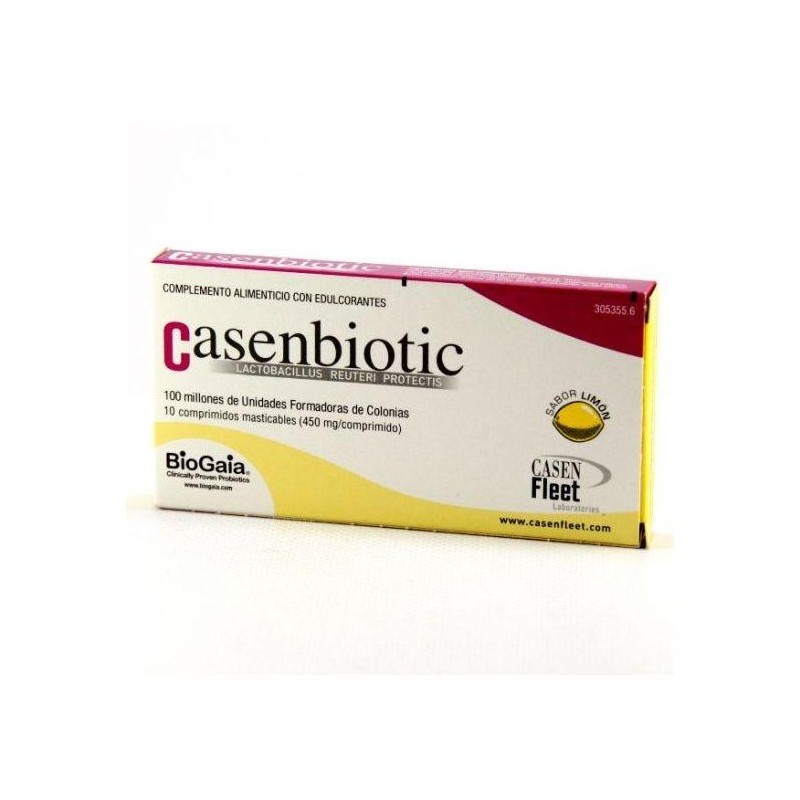 CASENBIOTIC 10 COMPRIMIDOS LIMON