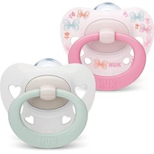 CHUPETE SILICONA NUK SIGNATURE FAMILY LOVE 0 - 6 MESES 2 UN