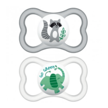 CHUPETE SILICONA SIMETRICA MAM AIR 16+ N PACK DOBLE