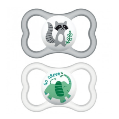 CHUPETE SILICONA SIMETRICA MAM AIR 16+ N PACK DOBLE