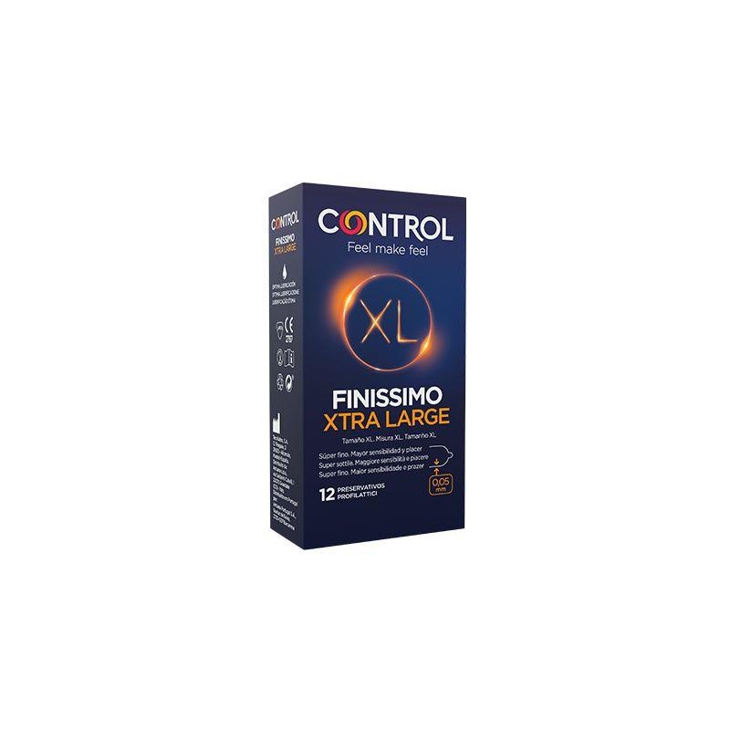 CONTROL FINISSIMO XL PRESERVATIVOS 12 U