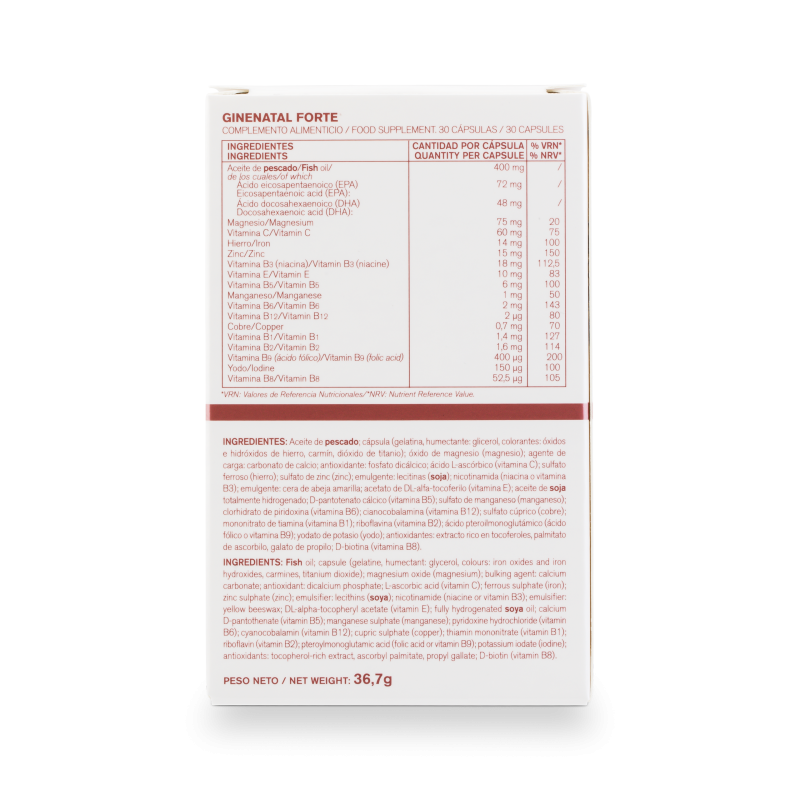 CUMLAUDE GINENATAL FORTE 30 CAPS