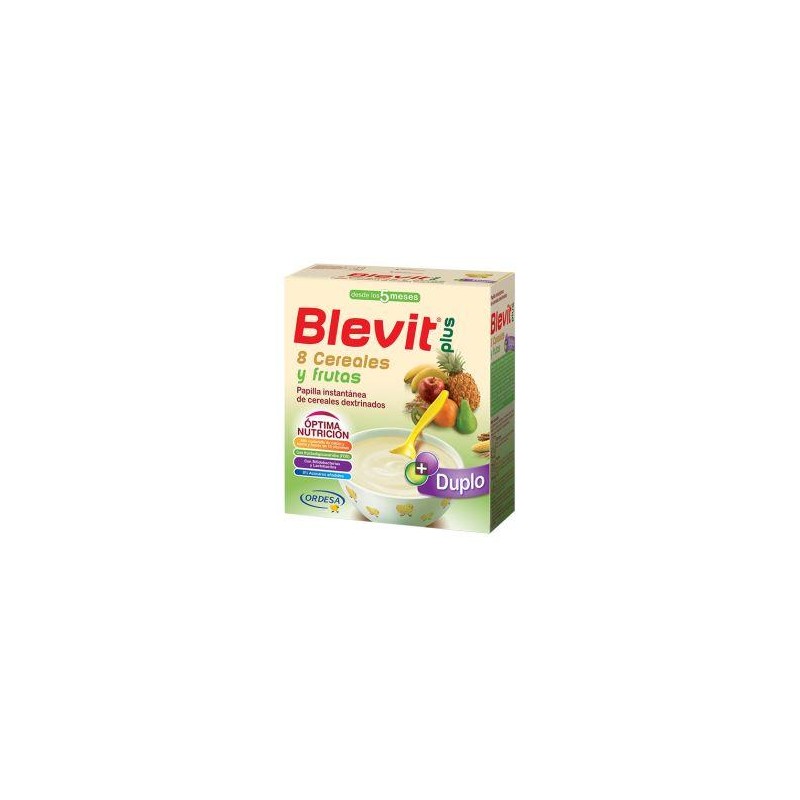 BLEVIT PLUS DUPLO 8 CEREALES Y FRUTAS 600 GR