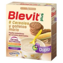 BLEVIT PLUS 8 CEREALES Y GALLETAS DUPLO 600 GR