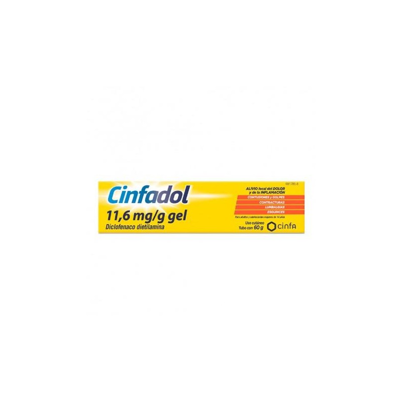 Cinfadol Gel Diclofenaco 11,6 Mg/g