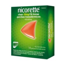 NICORETTE CLEAR 15 mg/16 h 14 PARCHES TRANSDERMICOS 23,62 mg