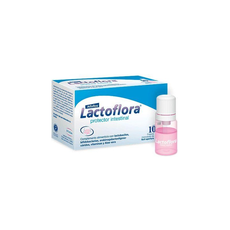 LACTOFLORA PROTECTOR INTESTINAL ADULTO 10 VIALES