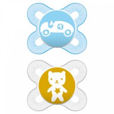 CHUPETE SILICONA MAM START 0-2 M AZUL